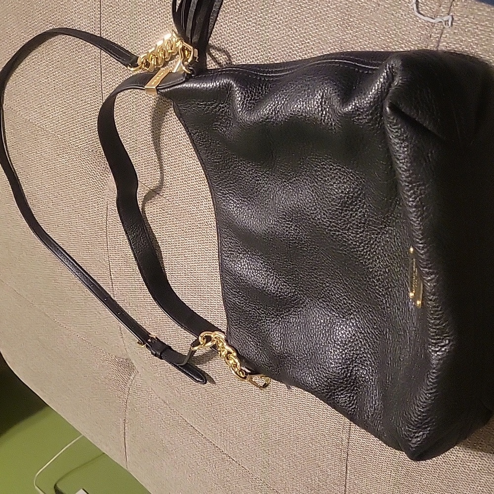 Michael Kors Est 1981 Black soft Leather Purse